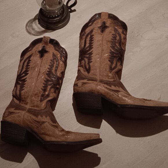 STEVE MADDEN Larredo Flying Eagle Boots-8 - Picture 1 of 9